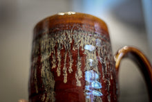 Load image into Gallery viewer, 21-F Rustic Red Textured Stein Mug, 15 oz.