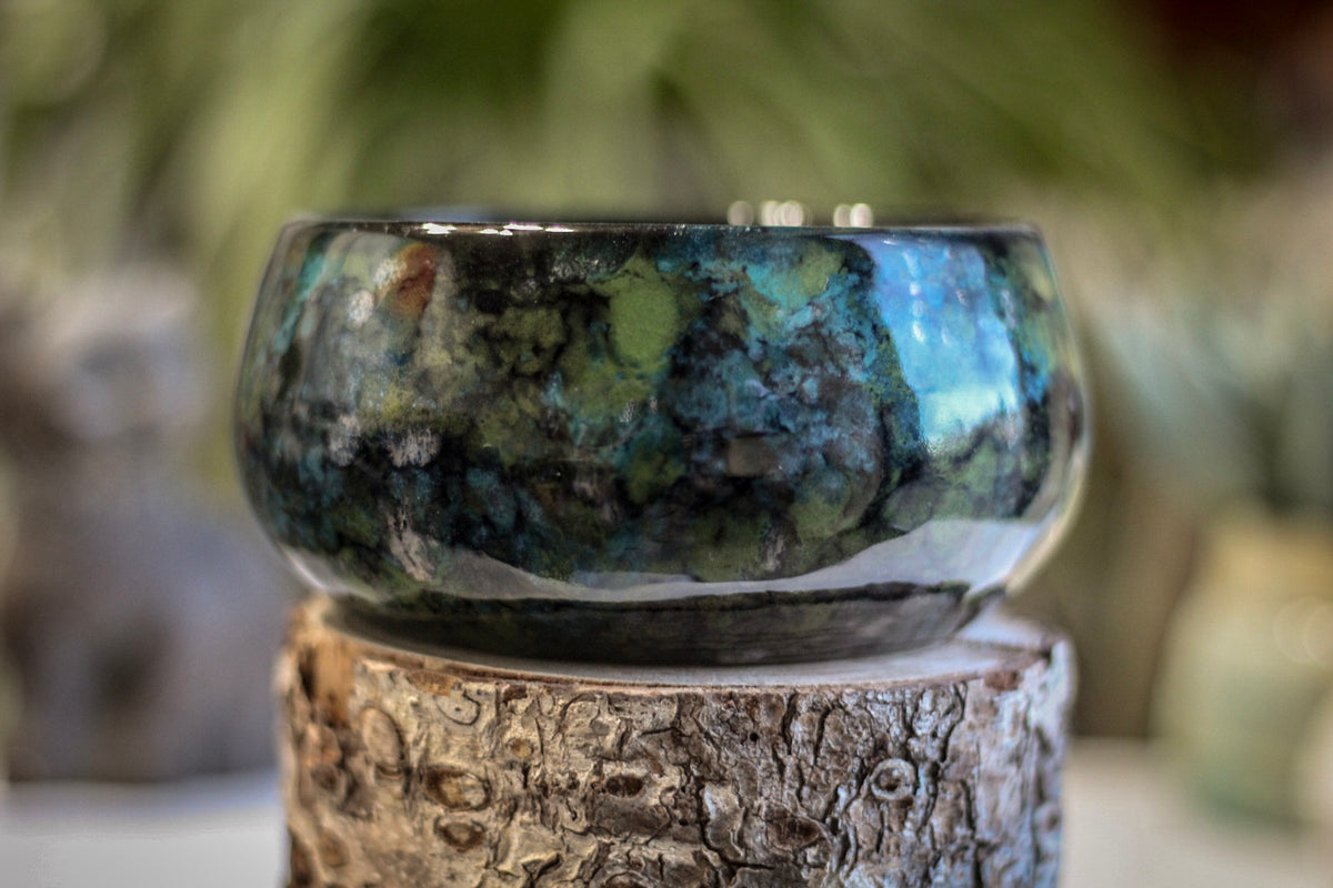 23-B Moss Agate Bowl, 17 oz.