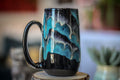 22-E Teal Grotto Notched Mug, 16 oz.