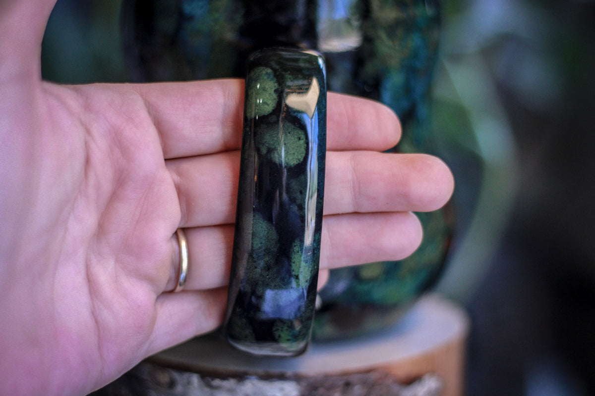 24-B Chrysocolla Gourd Mug, 21 oz.