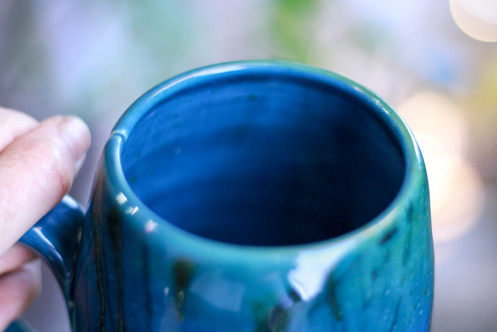 21-B Labradorite Notched Mug - TOP SHELF MISFIT, 22 oz.