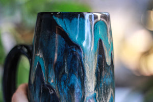DRAWING WINNER: 24-D Turquoise Grotto Notched Mug, 24 oz.