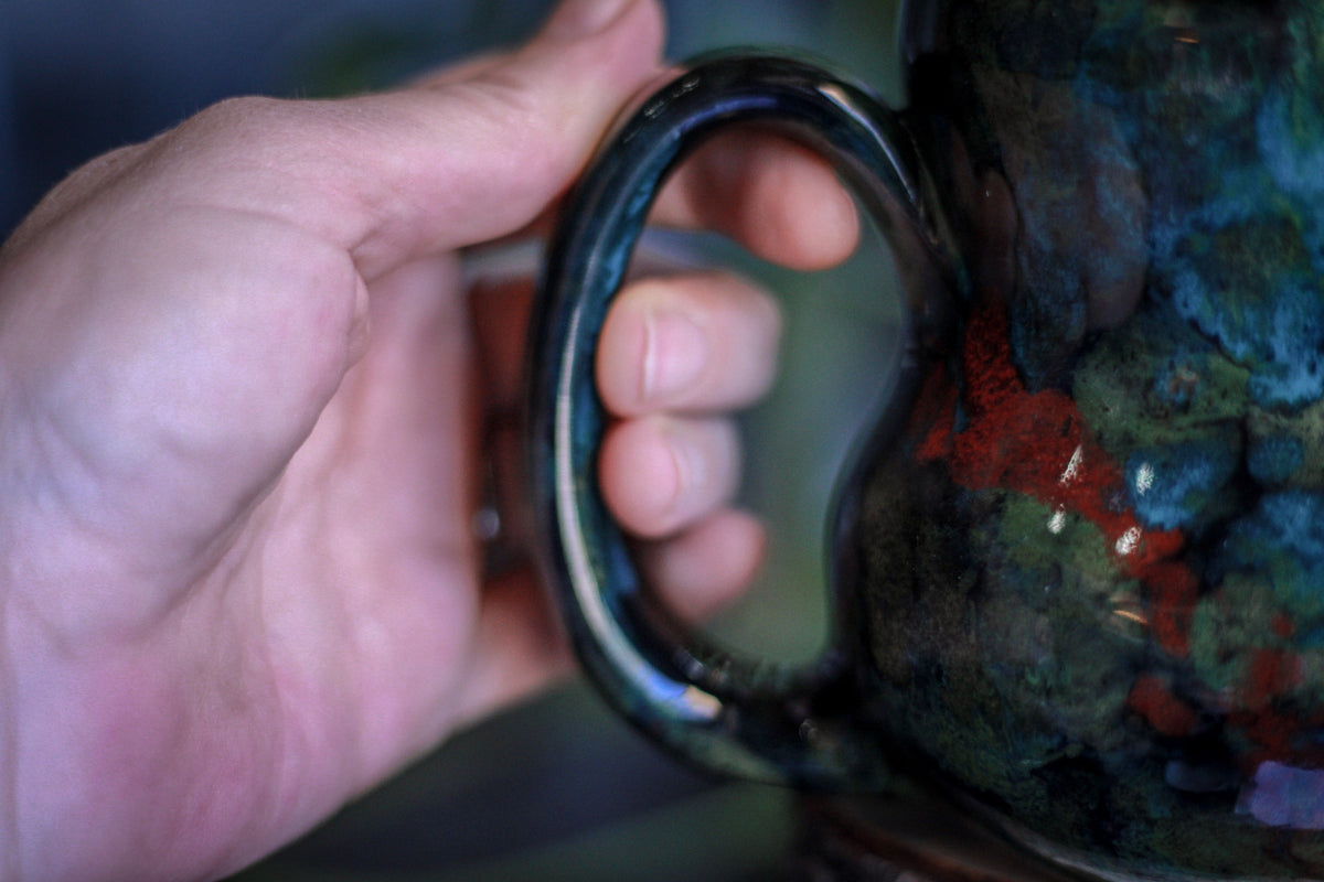 24-B Chrysocolla Gourd Mug, 21 oz.