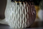 03-C PROTOTYPE Barely Flared Notched Textured Mug, 26 oz.