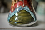 03-B Coral Mountain Meadow Variation Flared Textured Mug, 17 oz.