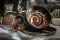 23-B Rainbow Grotto Hermit Set, 12 oz. cup/ 15 oz. bowl