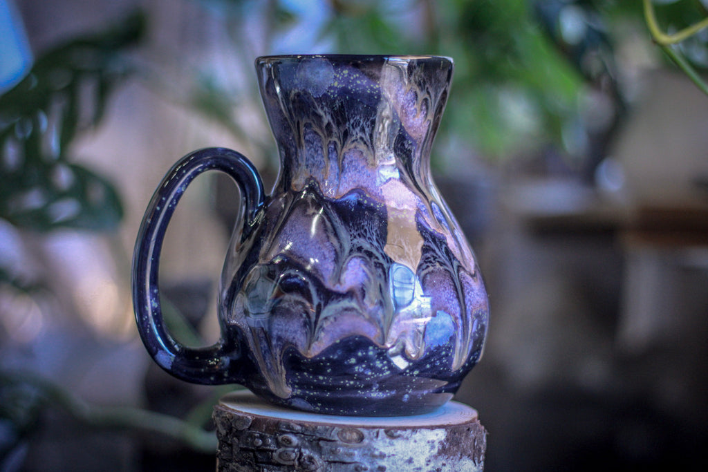 25-C Cosmic Amethyst Grotto Notched Flared Acorn Mug - MINOR MISFIT, 25 oz. - 10% off