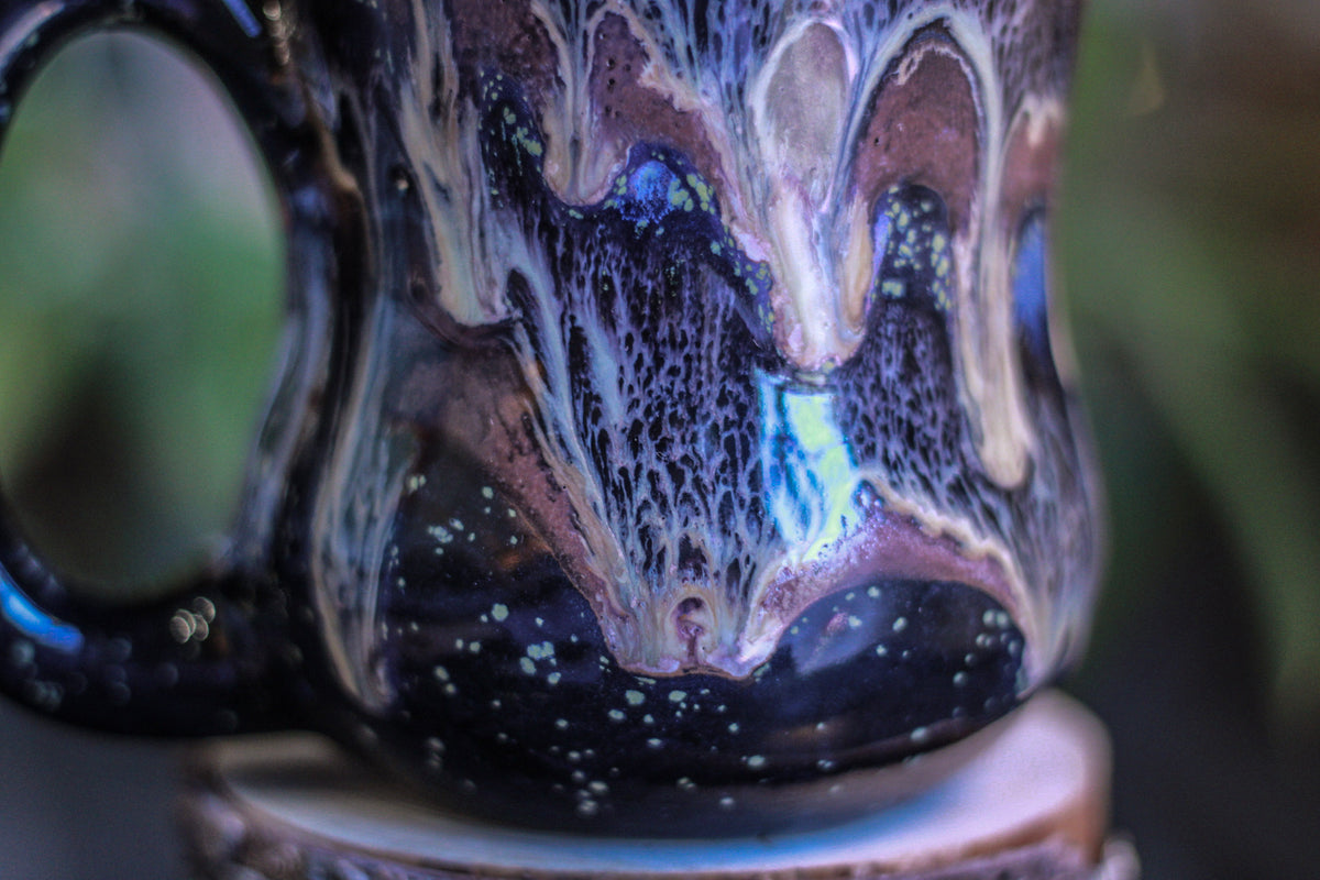 29-C Cosmic Amethyst Grotto Gourd Mug, 24 oz.