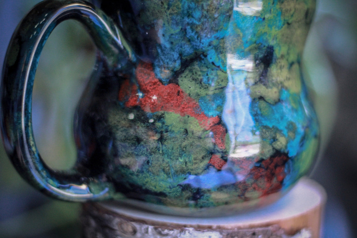 24-B Chrysocolla Gourd Mug, 21 oz.