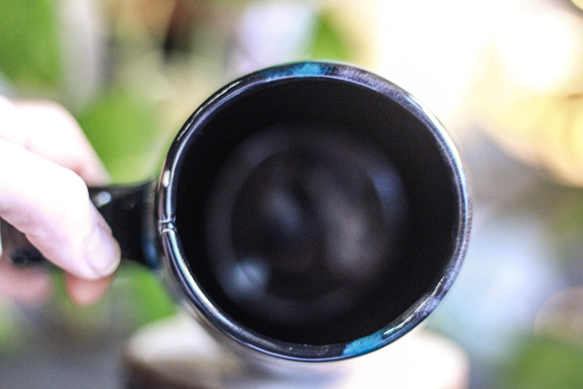 DRAWING WINNER: 24-D Turquoise Grotto Notched Mug, 24 oz.