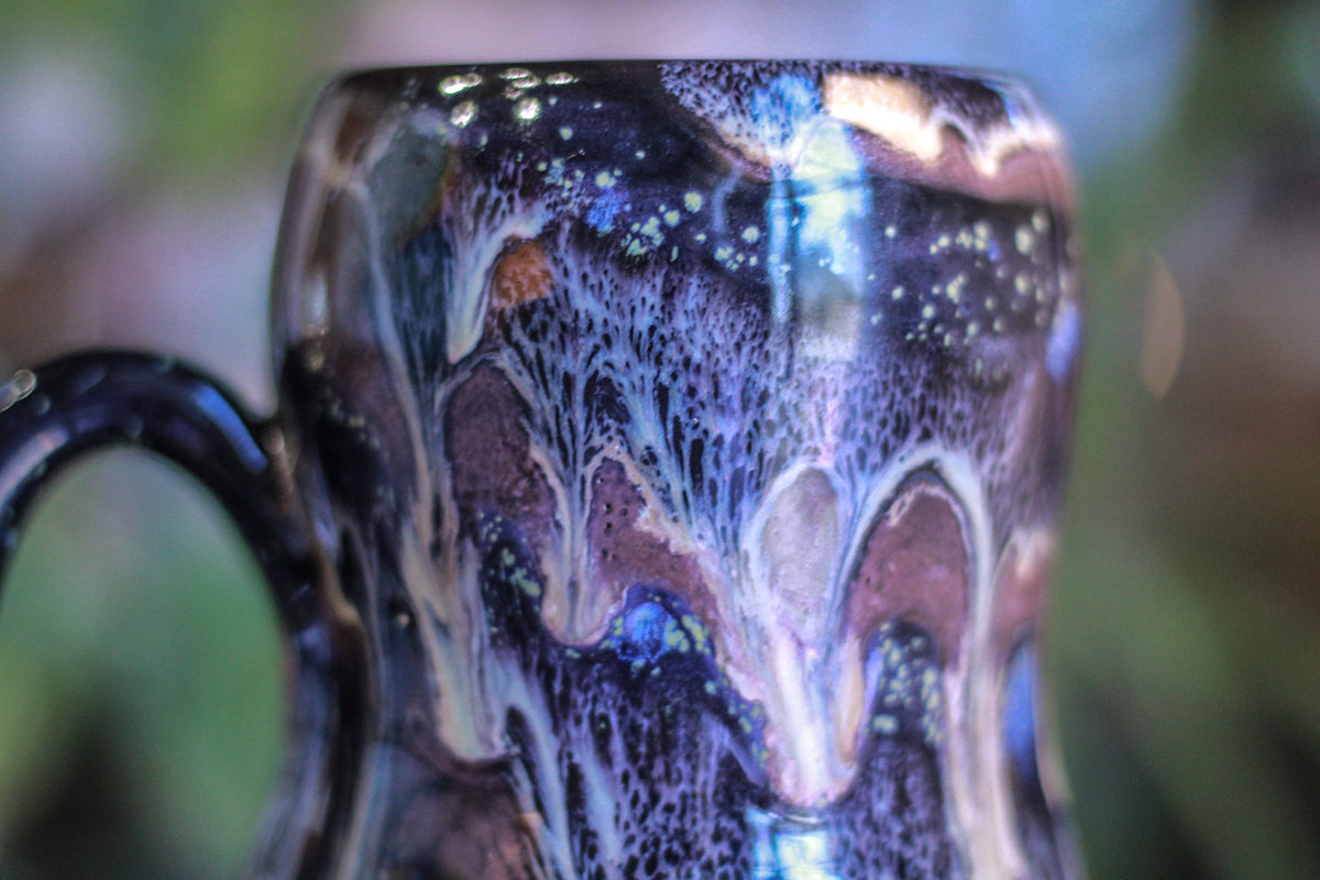 29-C Cosmic Amethyst Grotto Gourd Mug, 24 oz.