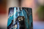 22-E Teal Grotto Notched Mug, 16 oz.