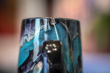 Load image into Gallery viewer, 22-E Teal Grotto Notched Mug, 16 oz.