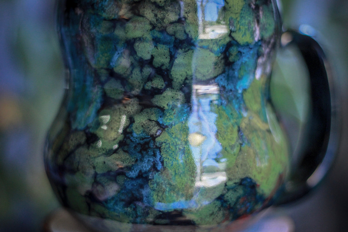24-B Chrysocolla Gourd Mug, 21 oz.