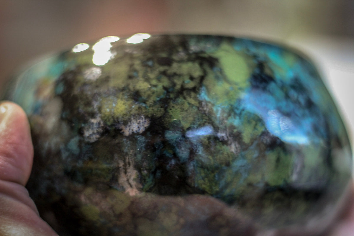 23-B Moss Agate Bowl, 17 oz.