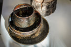 23-B Rainbow Grotto Hermit Set, 12 oz. cup/ 15 oz. bowl