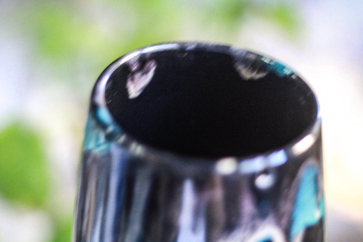 DRAWING WINNER: 24-D Turquoise Grotto Notched Mug, 24 oz.