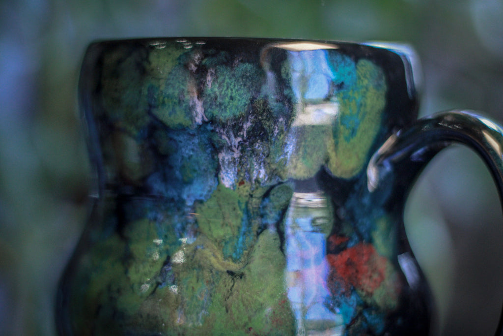24-B Chrysocolla Gourd Mug, 21 oz.