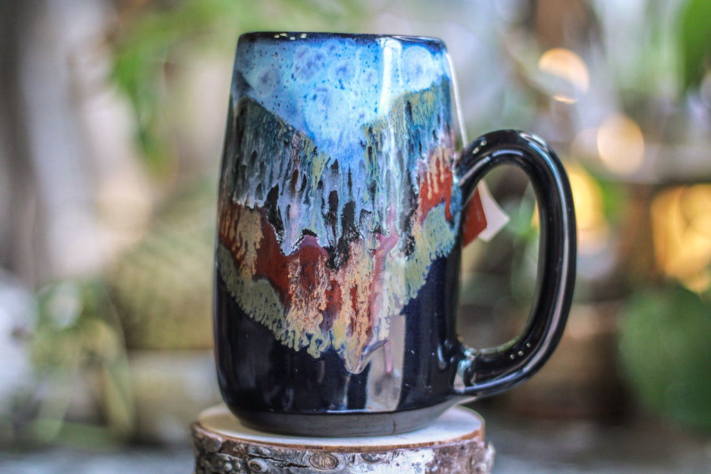 22-C Midnight Oasis Notched Mug, 24 oz.