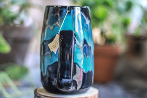 23-D Turquoise Grotto Notched Mug - MINOR MISFIT, 25 oz. - 10% off