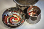 23-B Rainbow Grotto Hermit Set, 12 oz. cup/ 15 oz. bowl