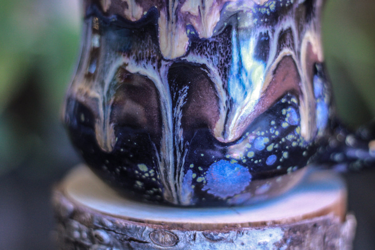 29-C Cosmic Amethyst Grotto Gourd Mug, 24 oz.