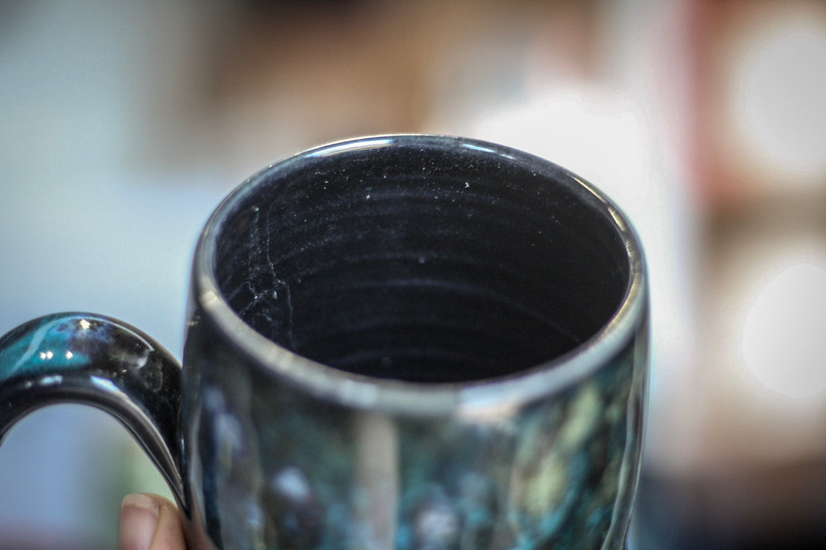 23-B Moss Agate Gourd Mug, 14 oz.