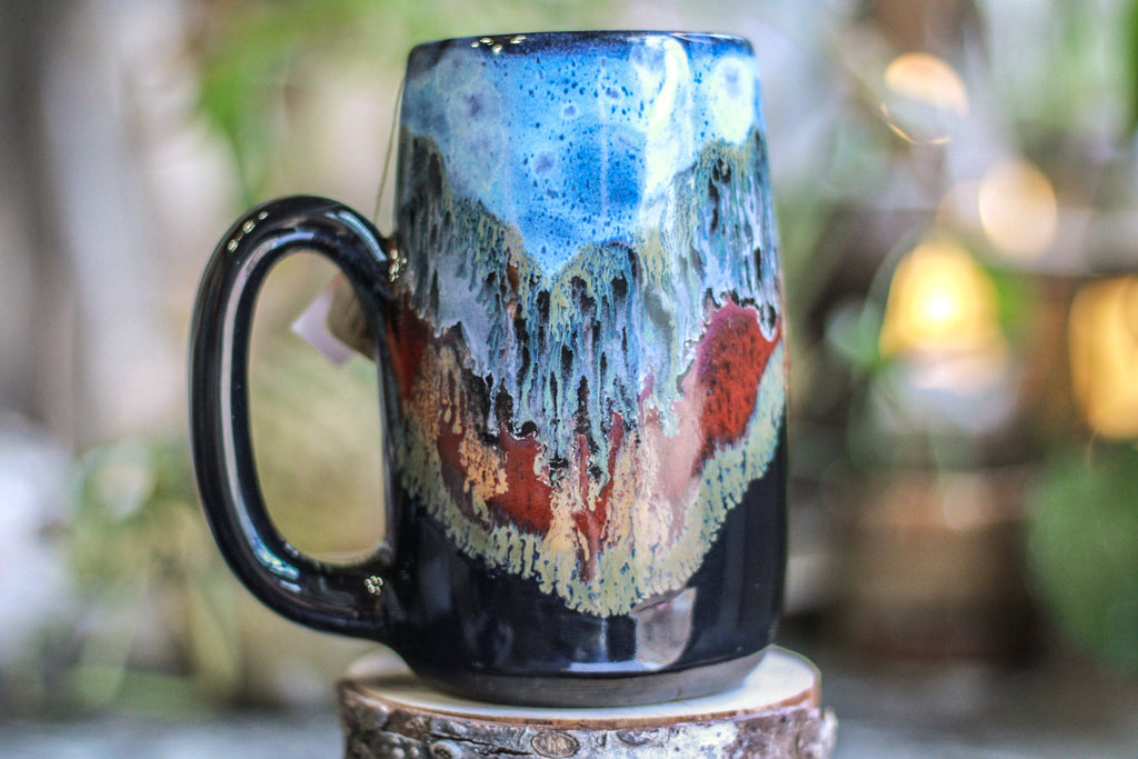 22-C Midnight Oasis Notched Mug, 24 oz.