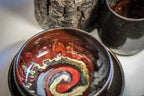 23-B Rainbow Grotto Hermit Set, 12 oz. cup/ 15 oz. bowl