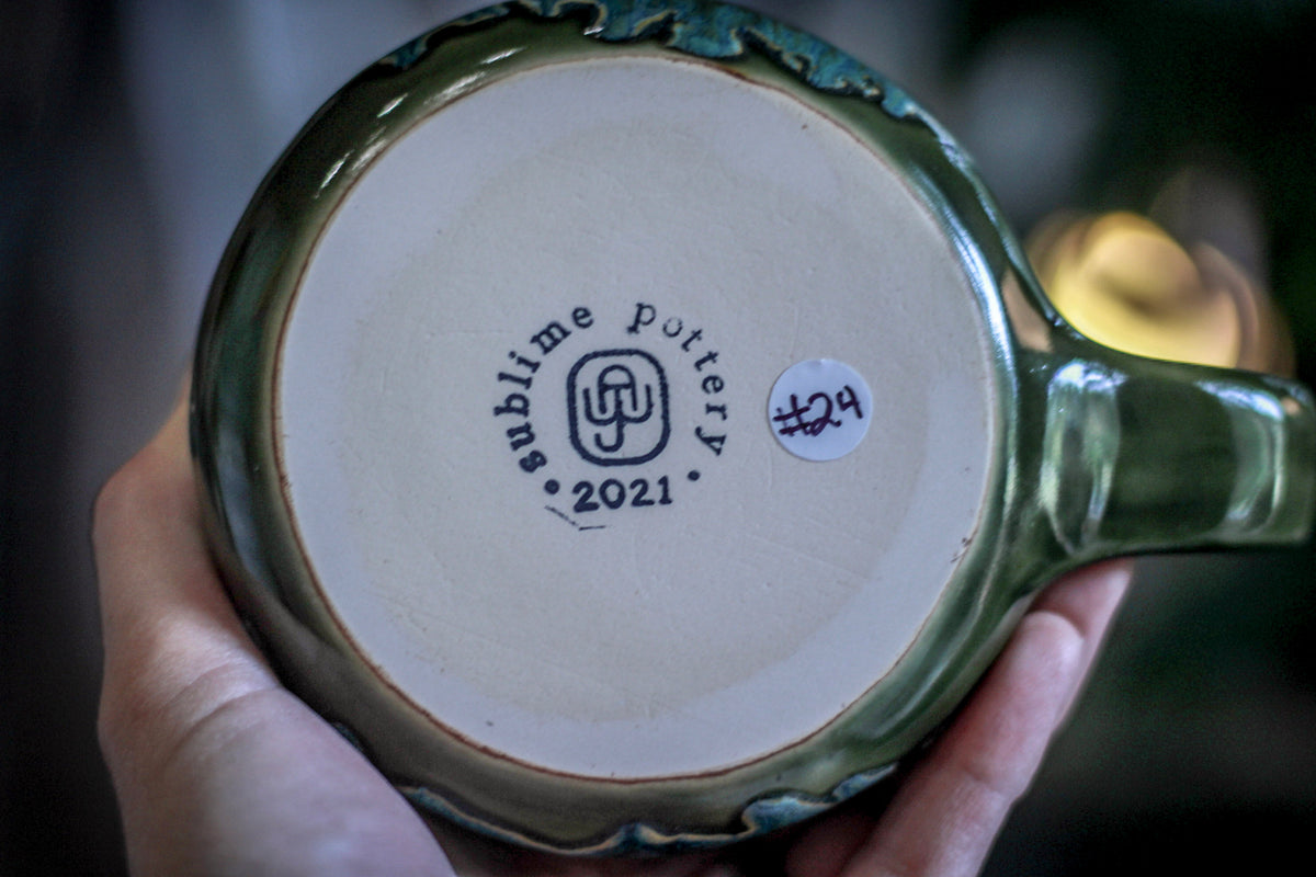 EXPERIMENTAL AUCTION #24 - Squat Gourd Mug, 12 oz.