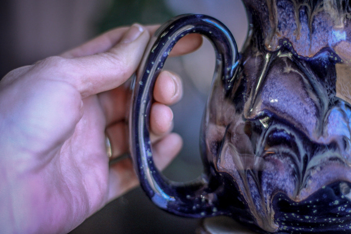 25-C Cosmic Amethyst Grotto Notched Flared Acorn Mug - MINOR MISFIT, 25 oz. - 10% off