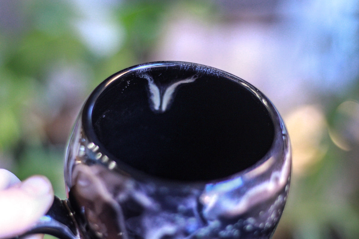 29-C Cosmic Amethyst Grotto Gourd Mug, 24 oz.