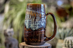 24-E Tribal Wave Textured Stein, 20 oz.