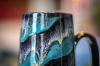 22-E Teal Grotto Notched Mug, 16 oz.