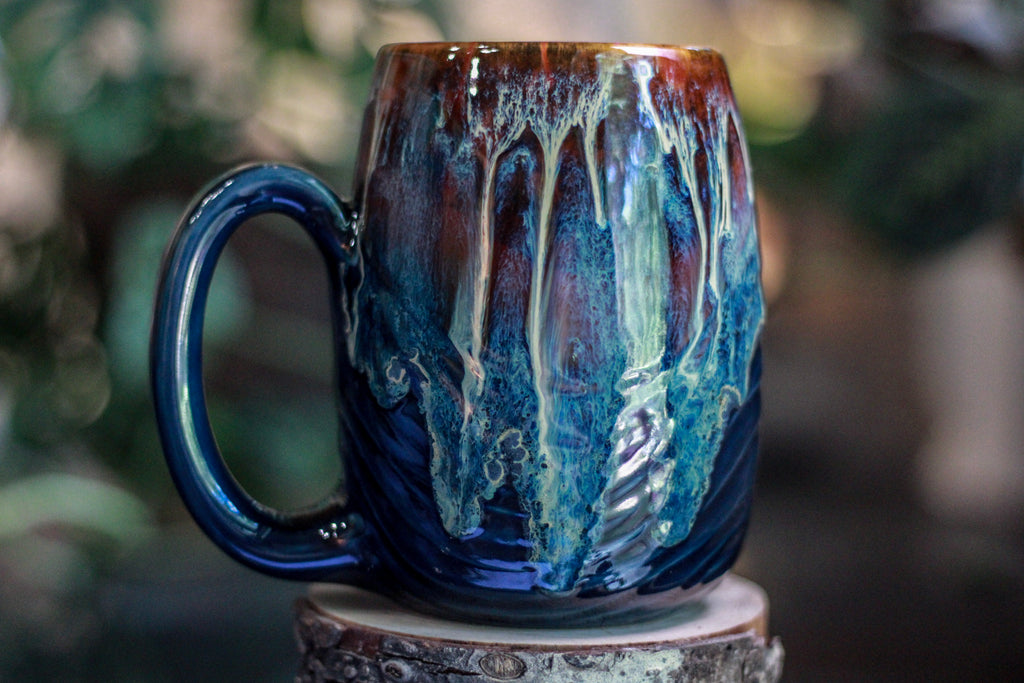23-D New Wave Textured Mug - TOP SHELF, 24 oz.