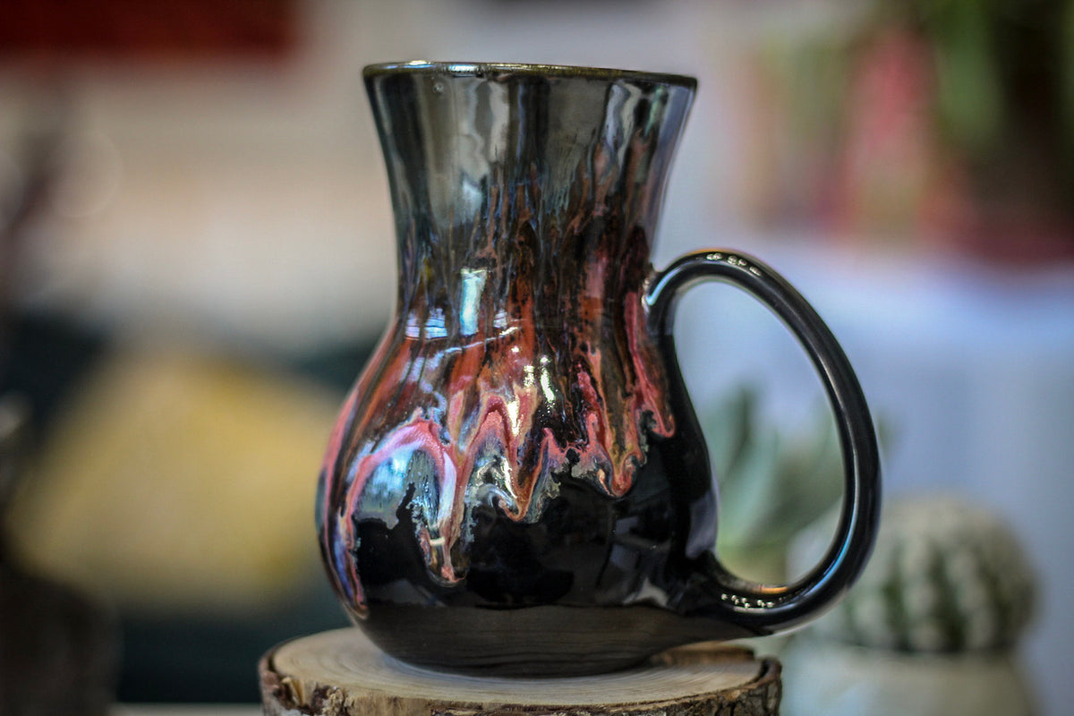 25-A Mercurial Strata Flared Mug - TOP SHELF MISFIT, 17 oz.