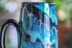23-D Turquoise Grotto Notched Mug - MINOR MISFIT, 25 oz. - 10% off