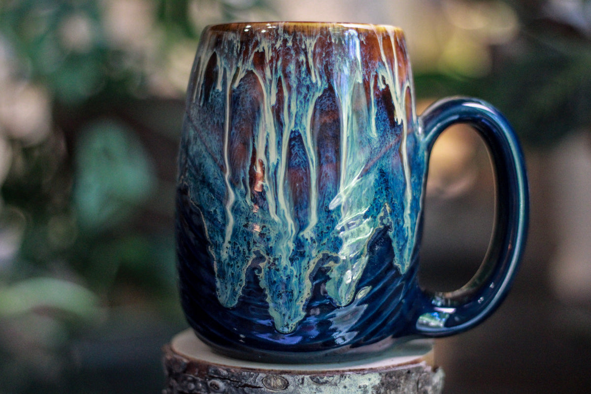 23-D New Wave Textured Mug - TOP SHELF, 24 oz.