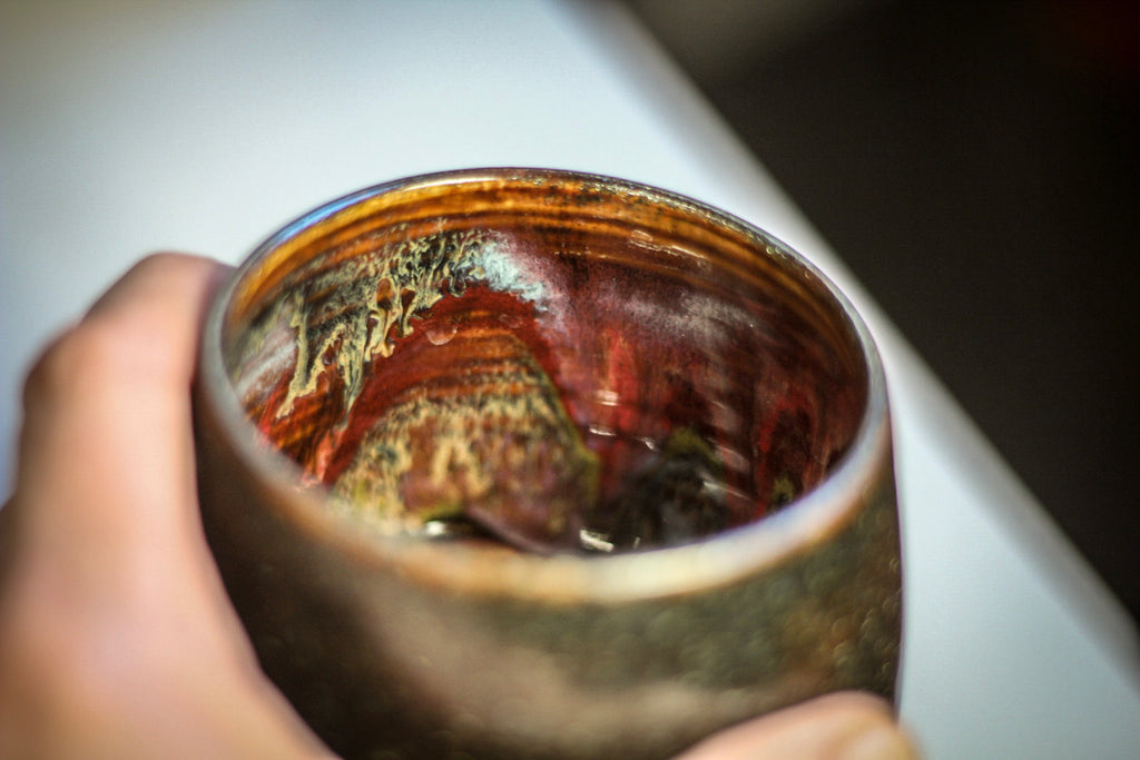 23-B Rainbow Grotto Hermit Set, 12 oz. cup/ 15 oz. bowl