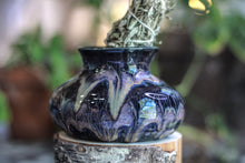 Load image into Gallery viewer, 23-E Cosmic Amethyst Grotto Smudge Cup/Vase - MINOR MISFIT, 14 oz. - 10% off