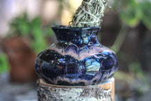 Load image into Gallery viewer, 23-E Cosmic Amethyst Grotto Smudge Cup/Vase - MINOR MISFIT, 14 oz. - 10% off