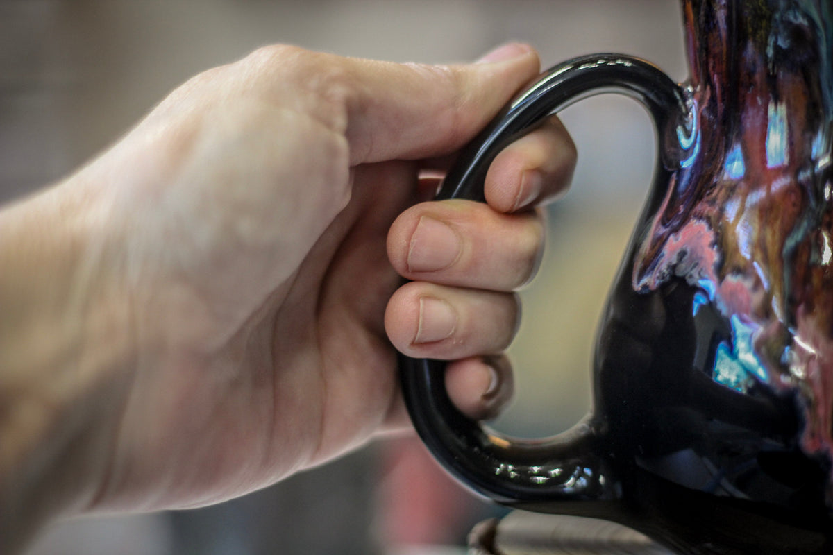 25-A Mercurial Strata Flared Mug - TOP SHELF MISFIT, 17 oz.