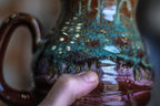 23-D Aqua Falls Flared Notched Textured Mug, 22 oz.