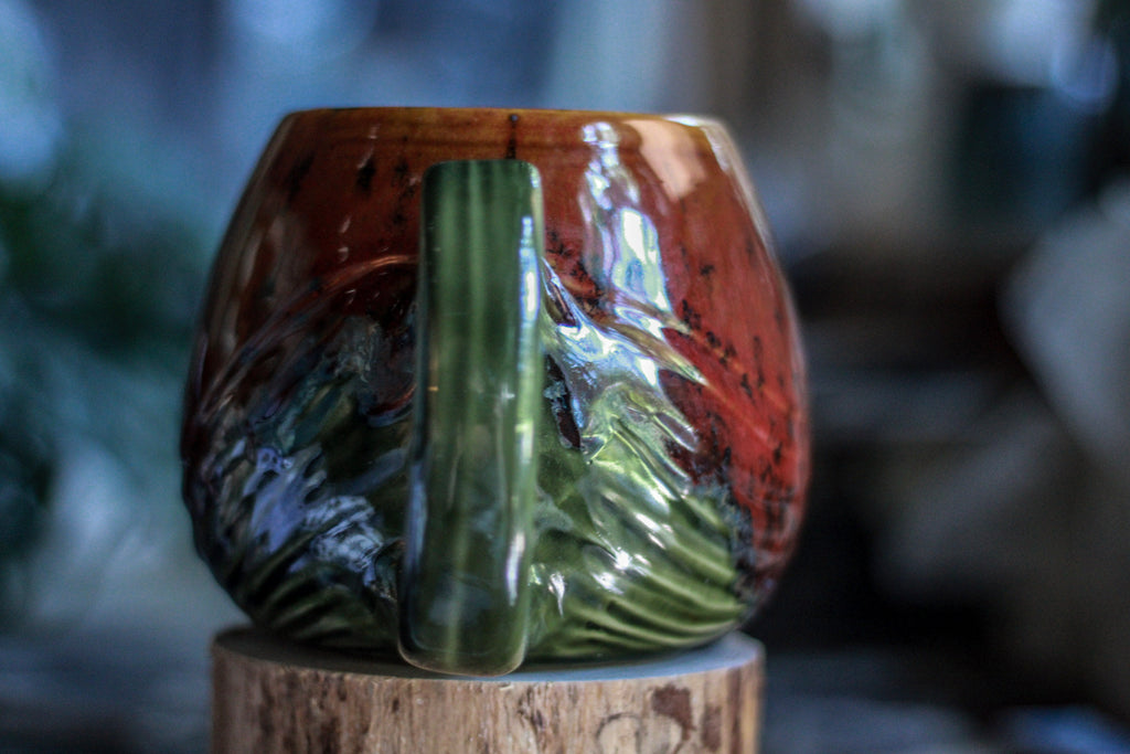 16-D Molten Melon Squat Textured Mug, 33 oz.