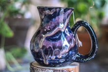 Load image into Gallery viewer, 24-D Cosmic Amethyst Grotto Flared Acorn Notched Mug - TOP SHELF, 22 oz.
