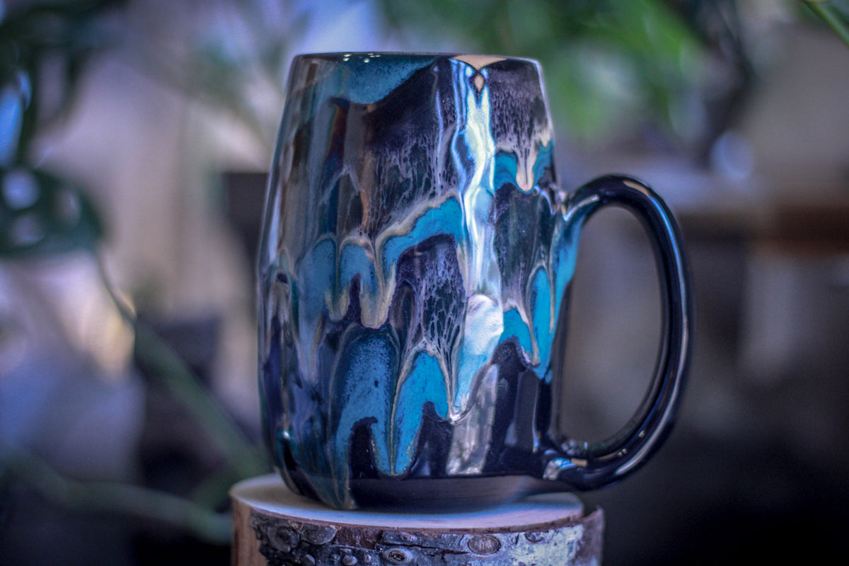 26-D Turquoise Grotto Stein Mug - TOP SHELF, 23 oz.