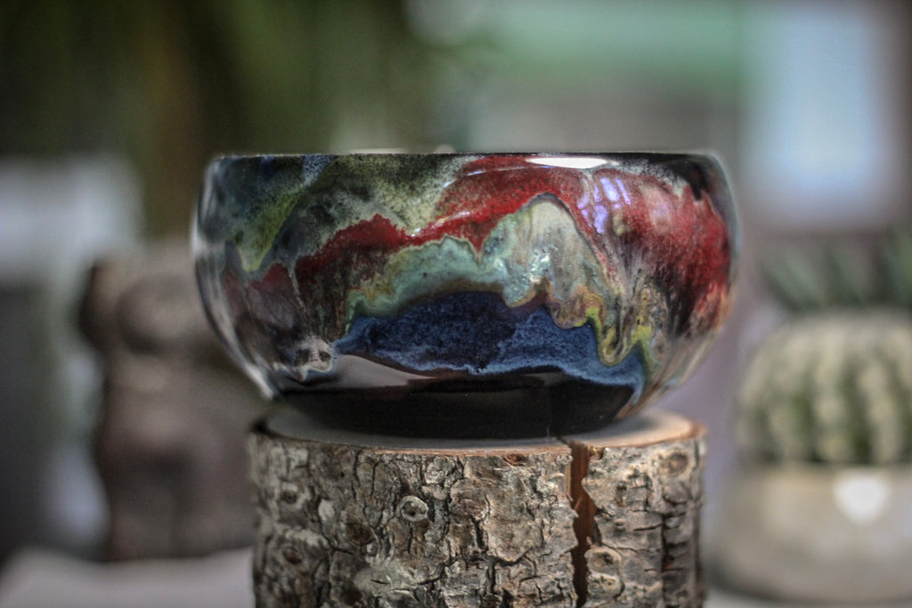24-A Cosmic Grotto Bowl - TOP SHELF MISFIT, 18 oz.