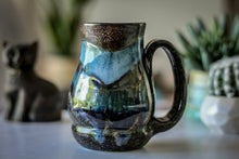 Load image into Gallery viewer, 28-B Copper Agate Barely Flared Acorn Mug, 20 oz.