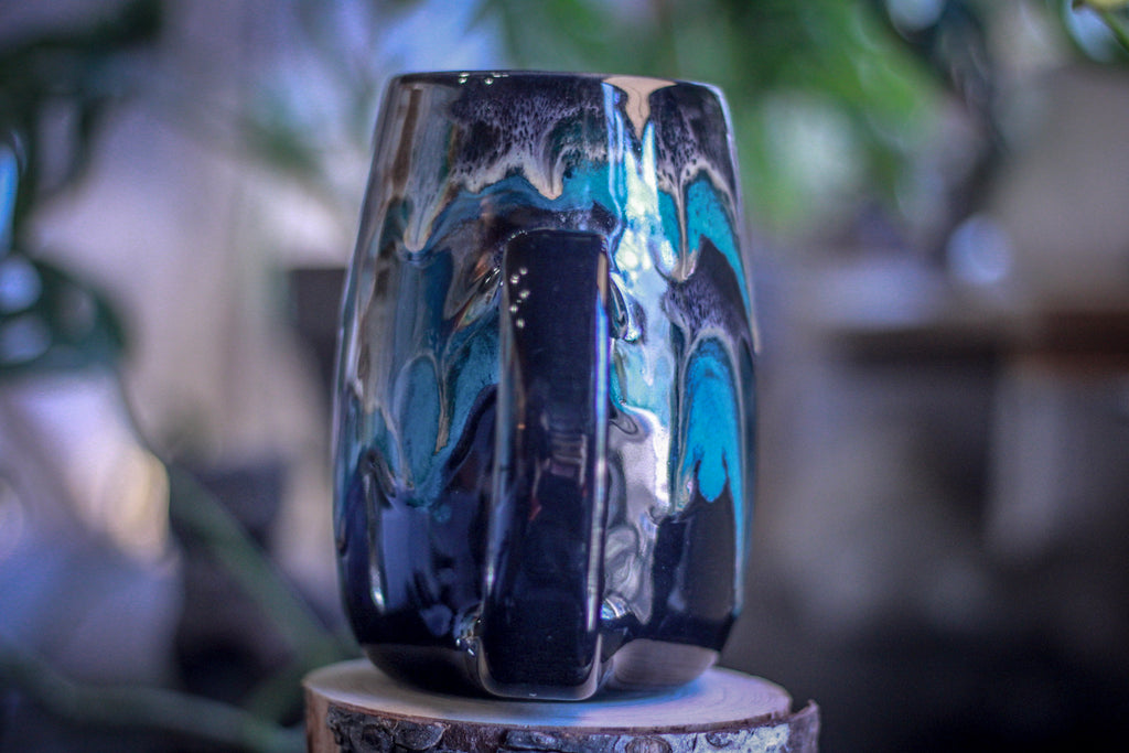 26-D Turquoise Grotto Stein Mug - TOP SHELF, 23 oz.