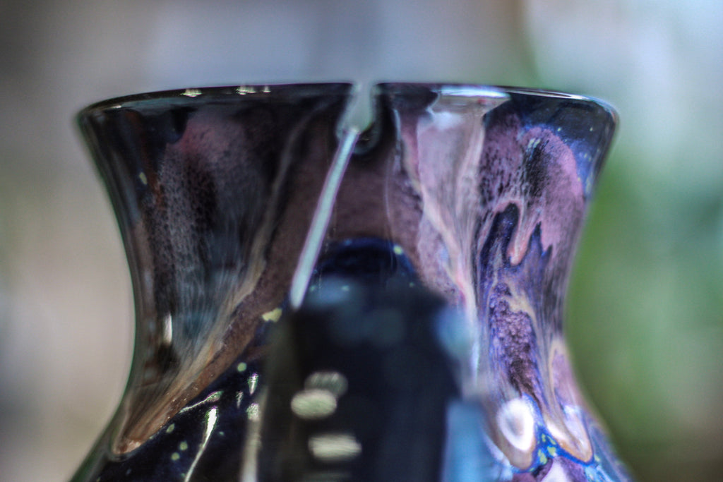 24-D Cosmic Amethyst Grotto Flared Acorn Notched Mug - TOP SHELF, 22 oz.